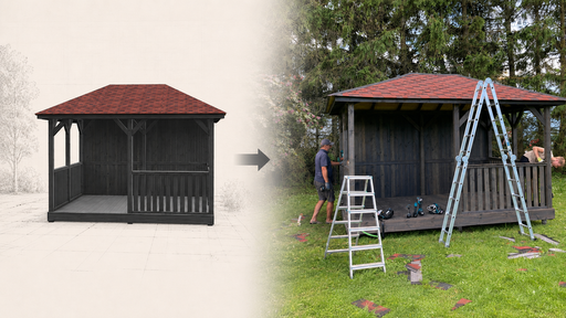 Sådan bestiller du en havepavillon
